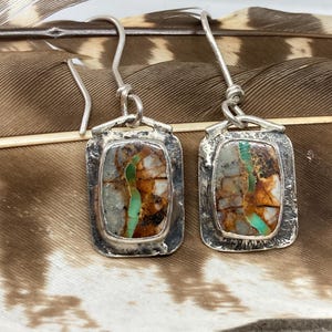 Royston Ribbon Turquoise earrings