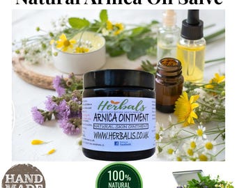 Handmade Arnica Salve & Oil: Natural Bruise Relief Muscle Rub