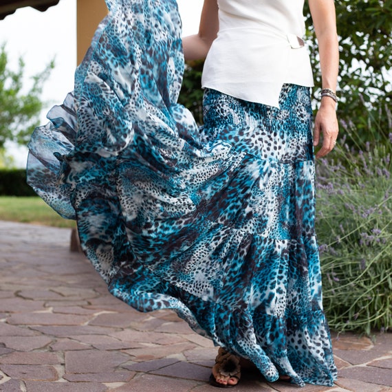 Chiffons skirt ''animalprint'' - TAIG