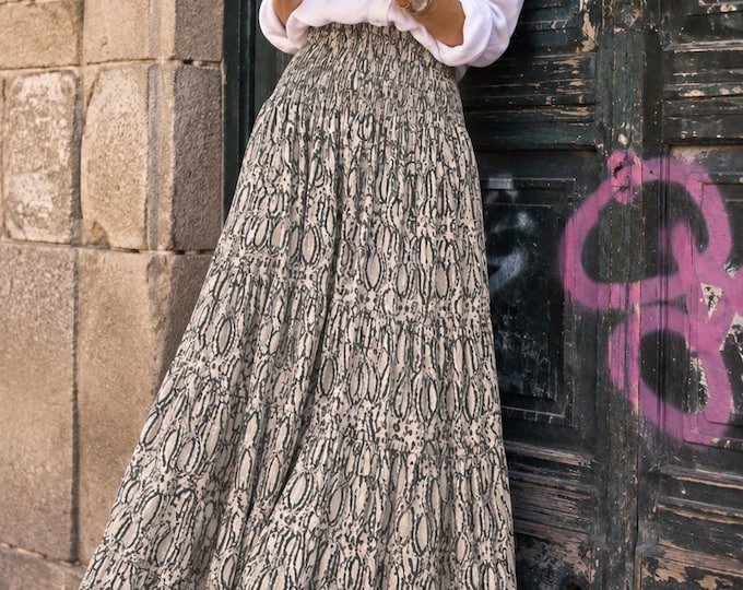 Featured listing image: Long chiffon maxi skirt - OUET