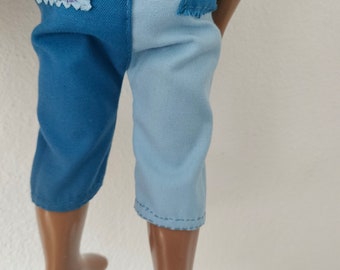 Blue Ocean Blue Sea Hawaiiaanse shorts voor Sasha of Gregor en modellen van 16-18 inch