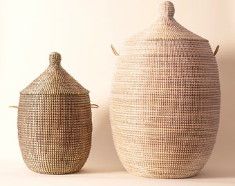 UE- EGG African Basket White and Blanc DUO