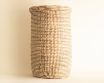 EPUR African Basket Beige FLAT Lid LARGE Tall