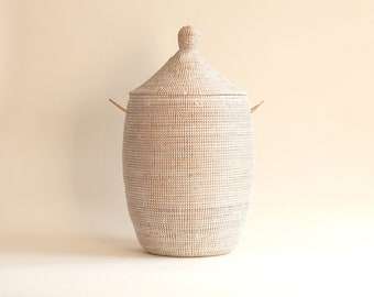 EGG African Basket White MEDIUM