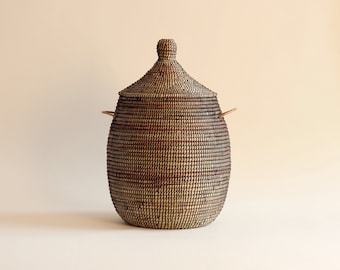 EGG African Basket Black SMALL