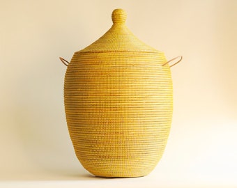 UE- EGG Panier Africain Jaune LARGE