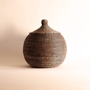 BOOP African Basket Black Round MEDIUM