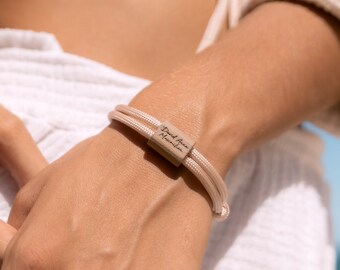 KOMIMAR engraving bracelet, couple bracelet, personalized, initials, individual engraving bracelet, anniversary, couple