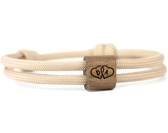 KOMIMAR engraving bracelet, couple bracelet, personalized, initials, individual engraving bracelet, anniversary, couple