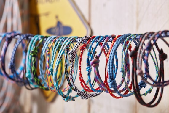 KOMIMAR Surfer Armband dezent 2mm Ø BEACH, Bracelet, Boho Armband  Freundschaftsarmband, Wasserfest, Strandschmuck, Surferarmband