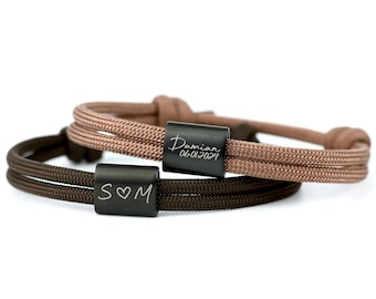 KOMIMAR • Rope bracelet • Personal bracelet • Gift for Family