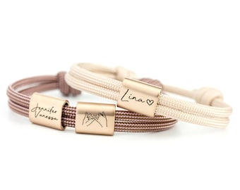 KOMIMAR • Gravur Armband • personalisiert • Geschenke für die Frau • Geschenke für den Mann