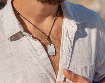 KOMIMAR • Personalized Necklace • Engraved Necklace • Chain • Choker • Gift for Men