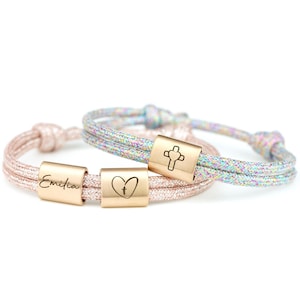 Kommunion Armband Personalisiert • Geschenk zur Konfirmation • Kommunion Geschenk für Kinder