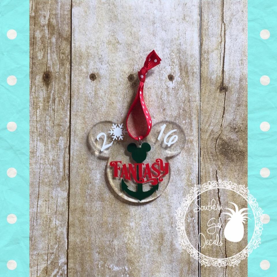 Christmas Cruise Inspired Fish Extender Ornament