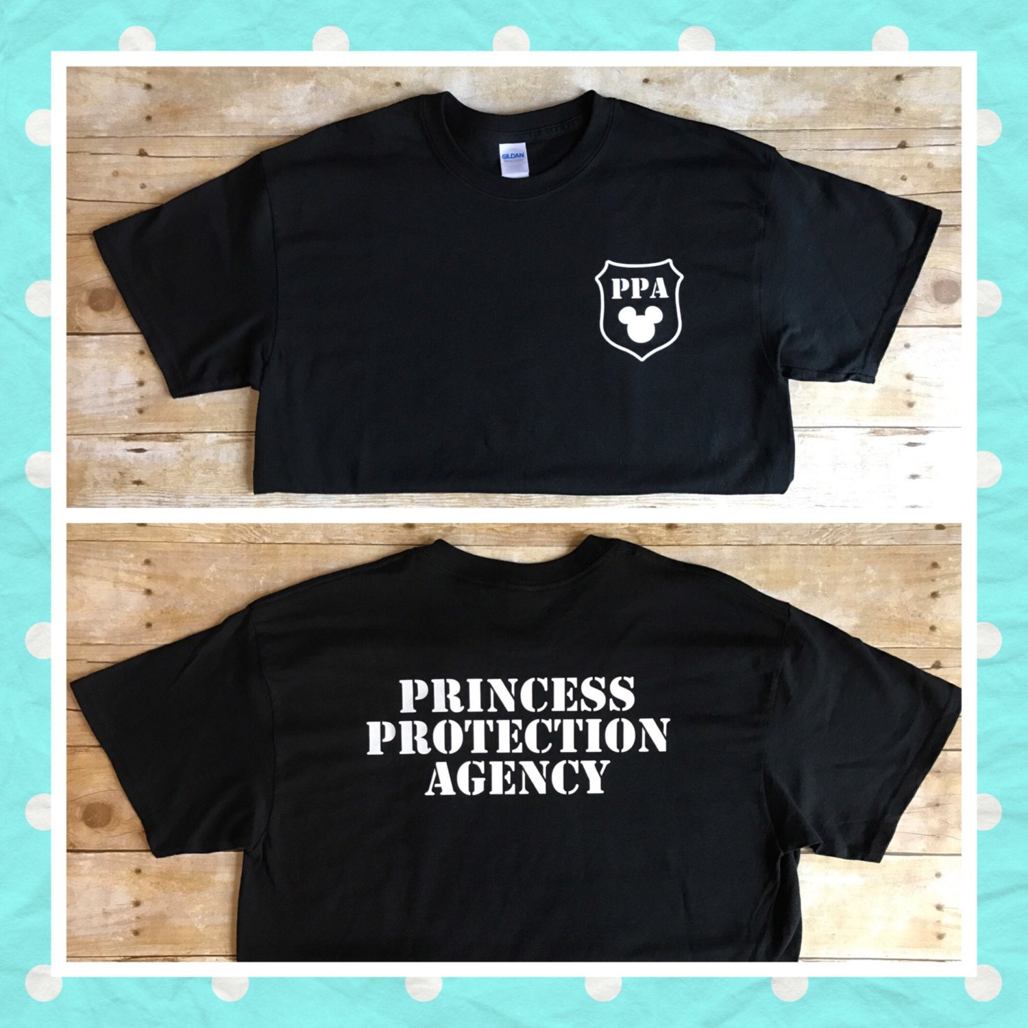 PPA Princess Protection Agency Shirt with Mouse