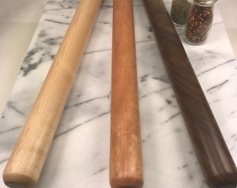 LONG Straight Rolling Pins / 40", 36", and 30" / Walnut, Cherry and Maple / MADE To Order or SPECIAL Order