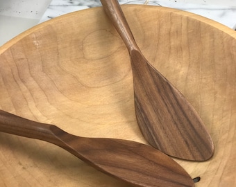 Salad Servers / 13” / Cherry or Walnut