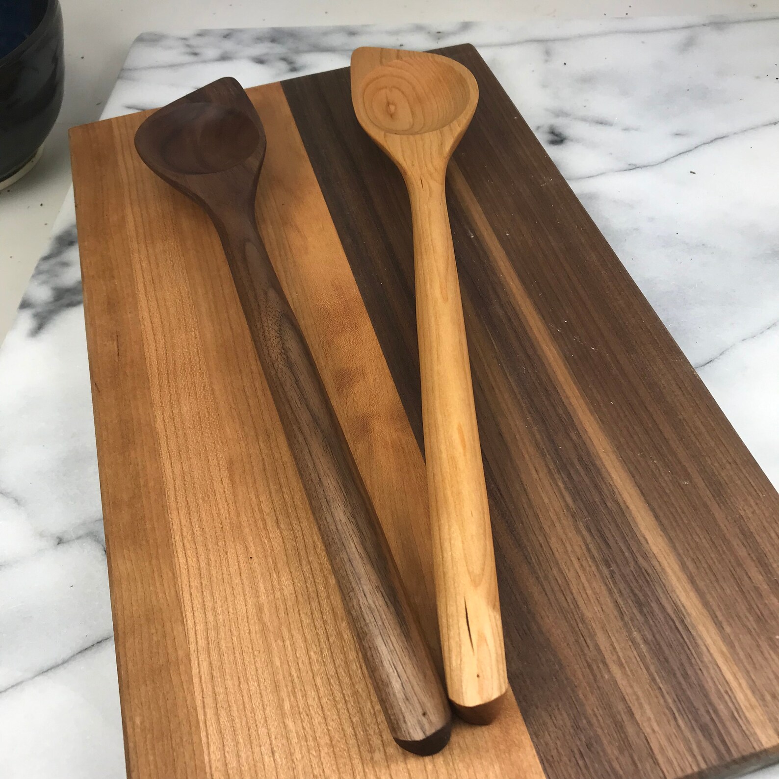 Angle Corner Spoon / 13 / Cherry or Walnut / Right or Etsy