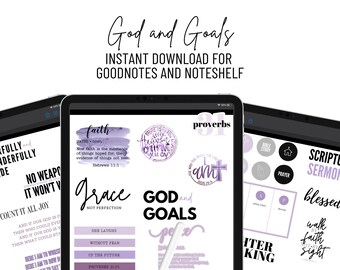 Bible Journaling Digital Stickers | GoodNotes, Notability, Noteshelf | Ipad Android Digital Stickers |  Scripture Faith Stickers