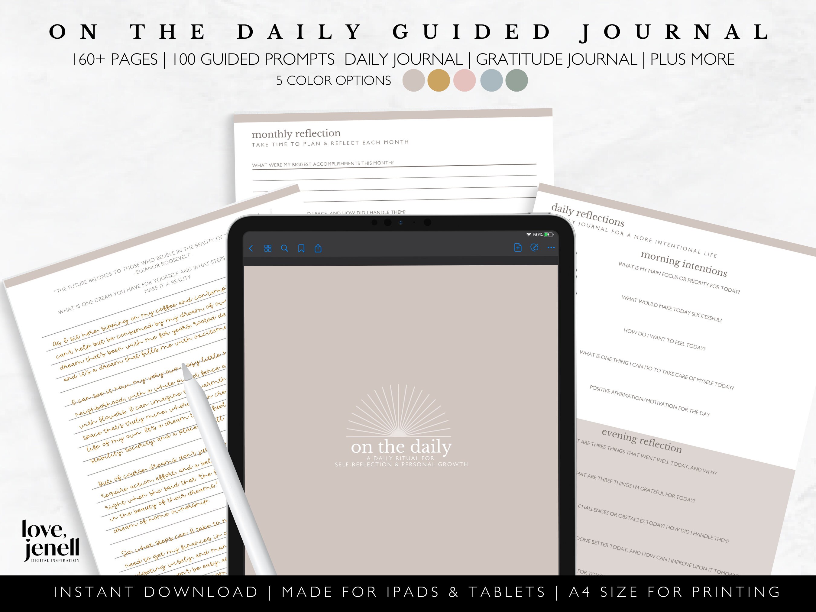 Daily Journal Pages - Guided