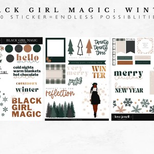 Black Girl Magic Digital Planner Stickers | Goodnotes, Notability ...