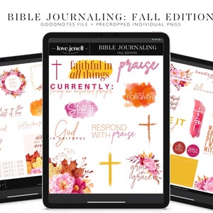Bible Journaling Digital Stickers | GoodNotes, Notability, Noteshelf | Ipad Android Digital Stickers |  Scripture Faith Stickers