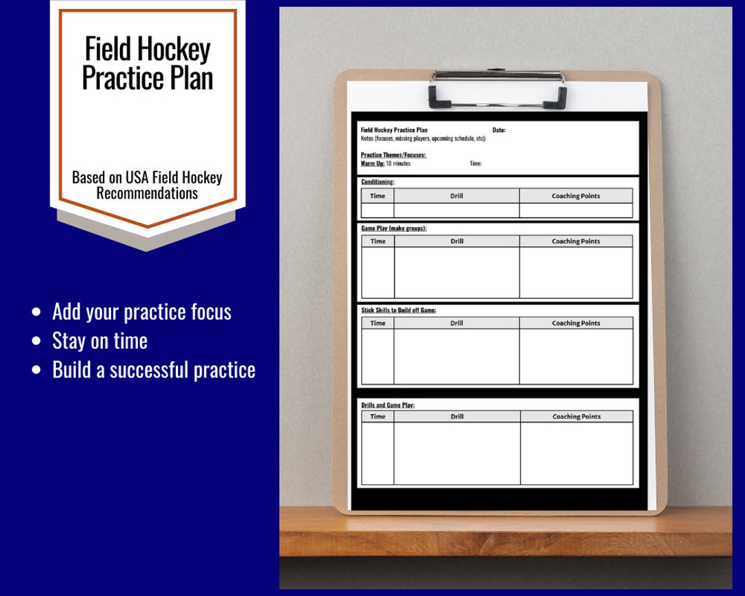 Field Hockey Practice Plan Template Etsy Field Hockey Practice Plan Template Etsy