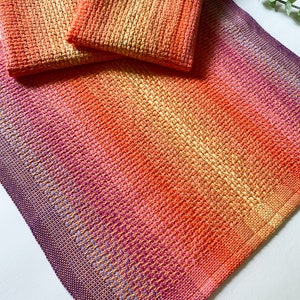 Handwoven Cotton Dishcloth, Priced Individually, Eco Friendly Dish Cloth, Handwoven Cotton Cloth, Handmade Kitchen Decor, Basket Weave Cloth