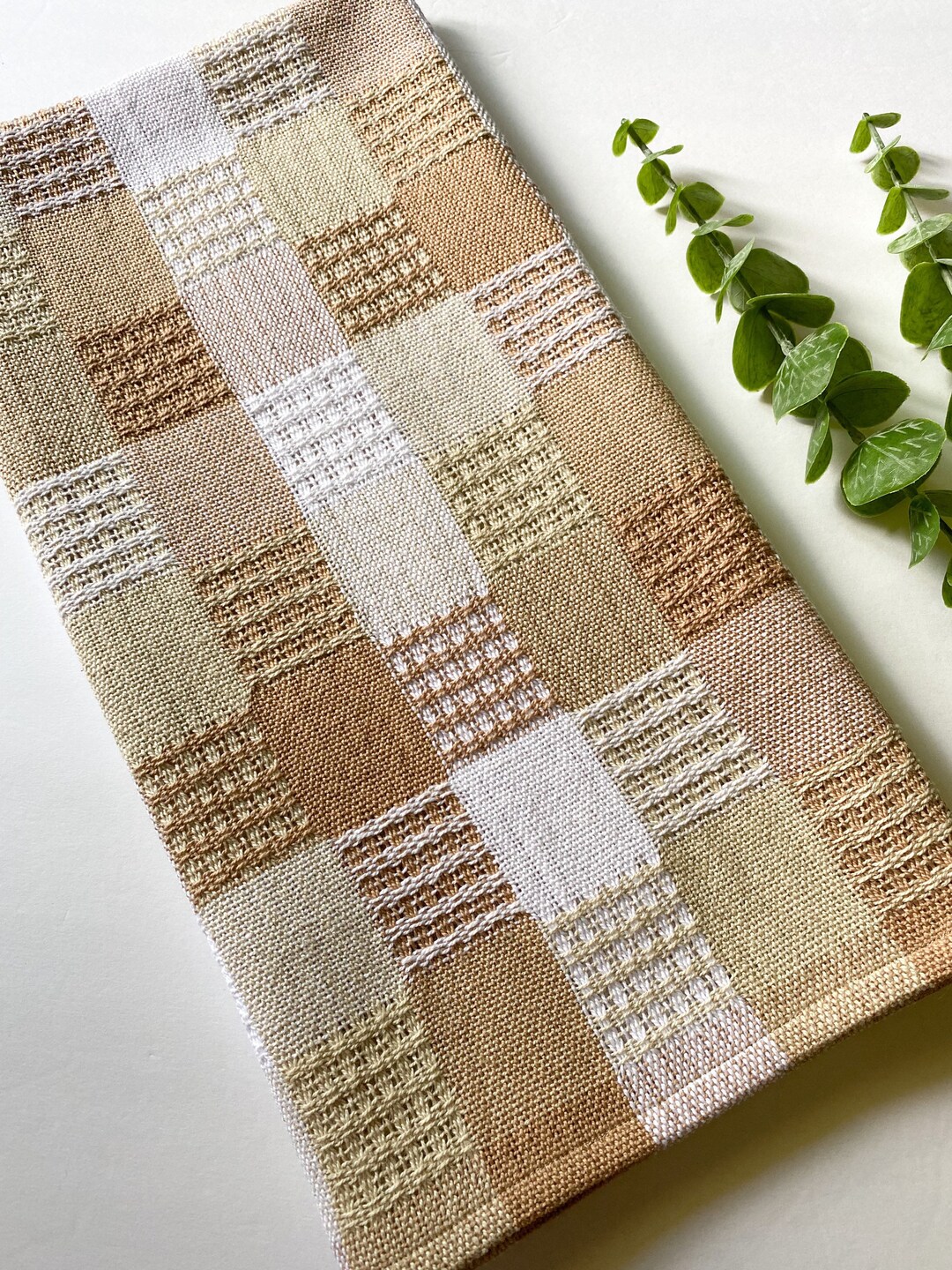 Handwoven Tea Towel, Cotton/linen Tea Towel, Handmade Tea Towel, Tea