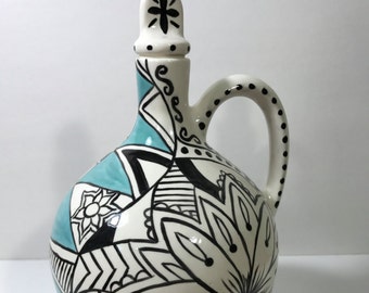 Ceramic Growler - Beer or Wine Jug - Ukrainian or European Ceramic