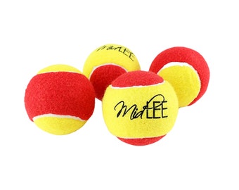Midlee 3 Inch Large Tennis Balls for Dogs, Pack of 4 - Durable Toys