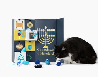 Midlee Countdown to Hanukkah Cat Calendar