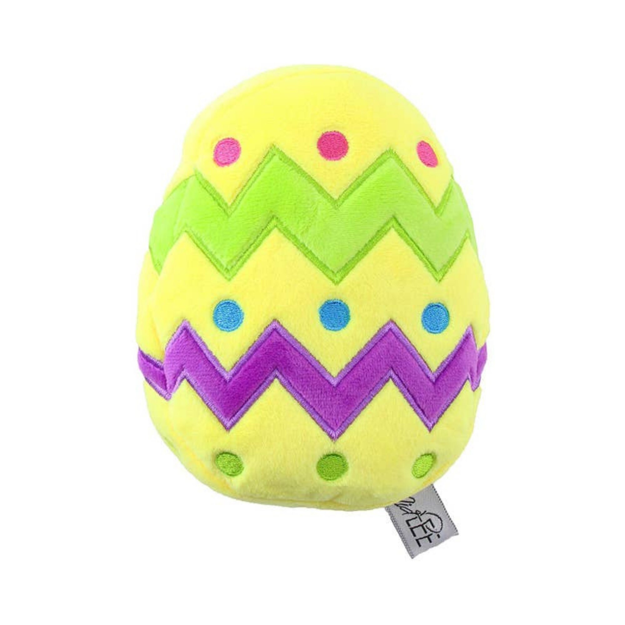 Midlee Plush Easter Egg Dog Toy With Squeaker Yellow Etsy UK
