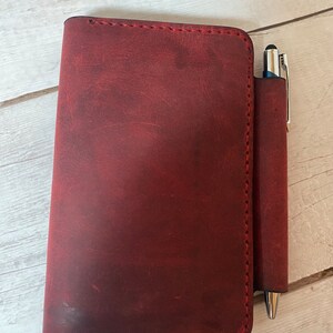 Handmade Leather FieldNotes Holder image 2