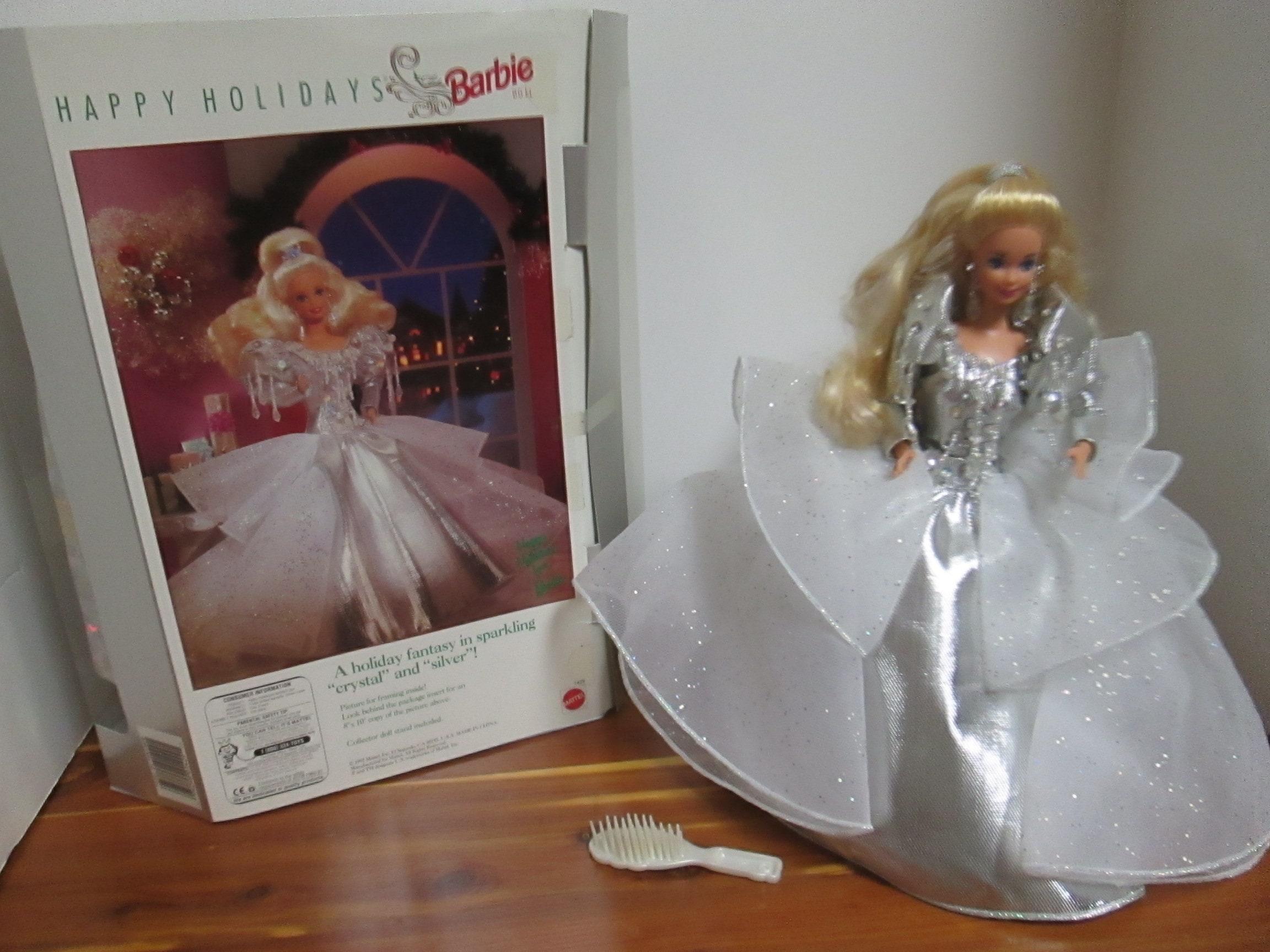 1992 Happy Holidays by Mattel Wearing Beautiful White - Etsy Denmark