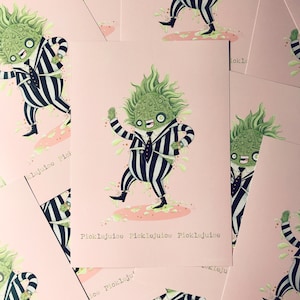 Picklejuice Pickle Beetlejuice Kunstdruck