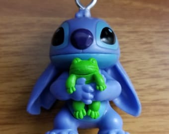 Disney Stitch with Frog 1.75" Custom Christmas Tree Ornament