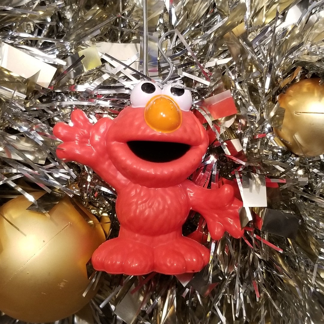 Sesame Street Elmo Christmas Ornament Etsy