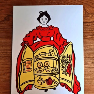 Old Doll - A3 Screenprint