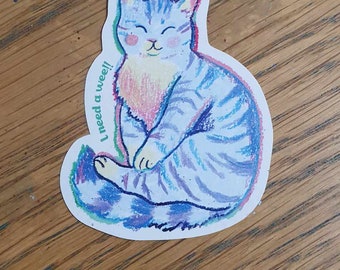 Wee Cat - Sticker