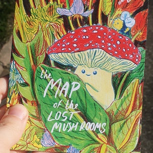 The Map of Lost Mushrooms - Concertina Zine