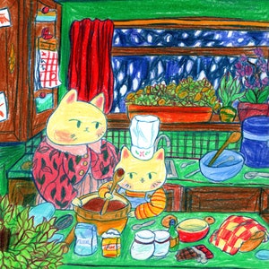 Chef Cat - A5 Print