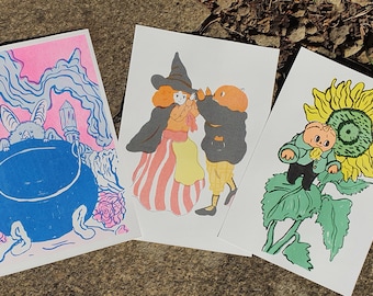 Halloween Risographs