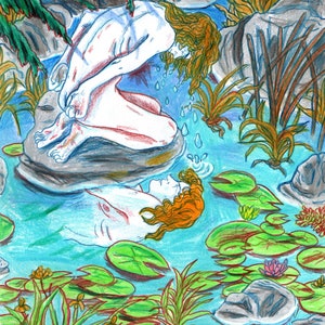 Narcissus - A5 Original Drawing