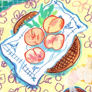 Apricots - A5 Original Drawing
