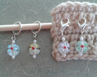 Stitch Markers - daisy