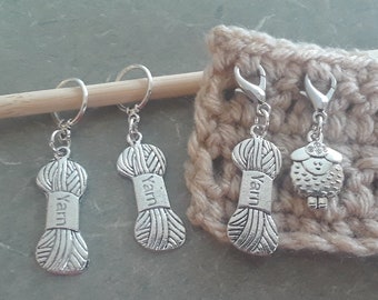 Stitch Markers - yarn with sheep