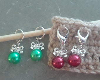 Stitch Markers - Christmas ornaments