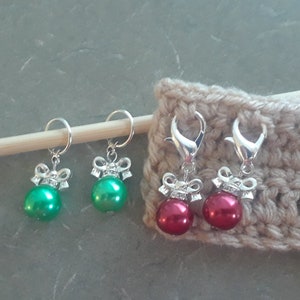 Stitch Markers - Christmas ornaments